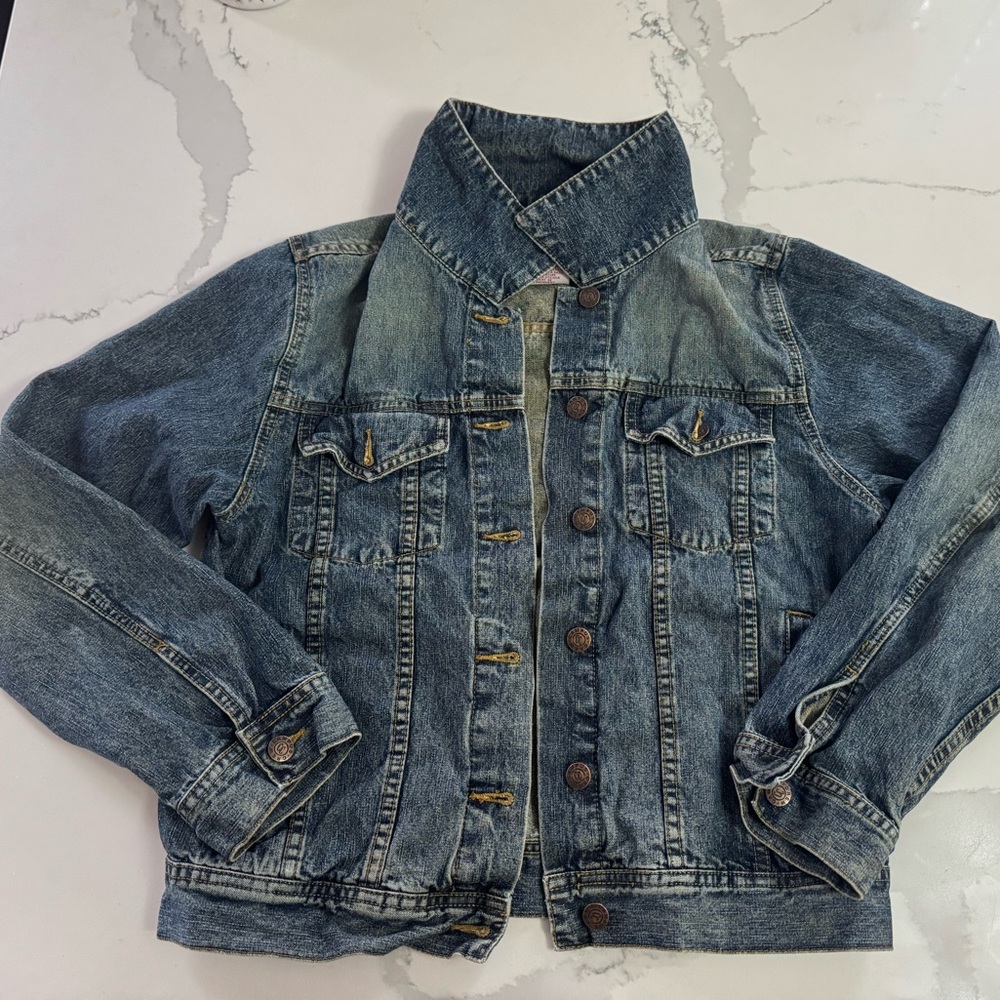 Vintage Campus Crew Denim Jacket